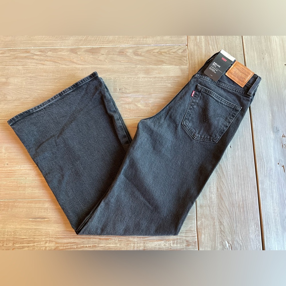 Levi's Black Flare & Wide Leg Jeans
